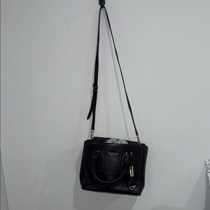 MICHAEL Michael Kors Black Pebbled Leather Crossbody